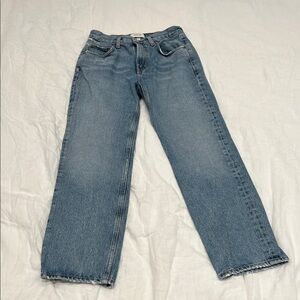 Agolde Valen Classic Blue Denim Jeans